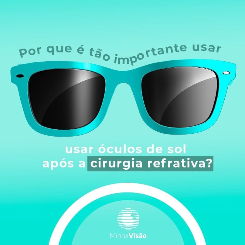 Uso de óculos escuro após cirurgia refrativa
